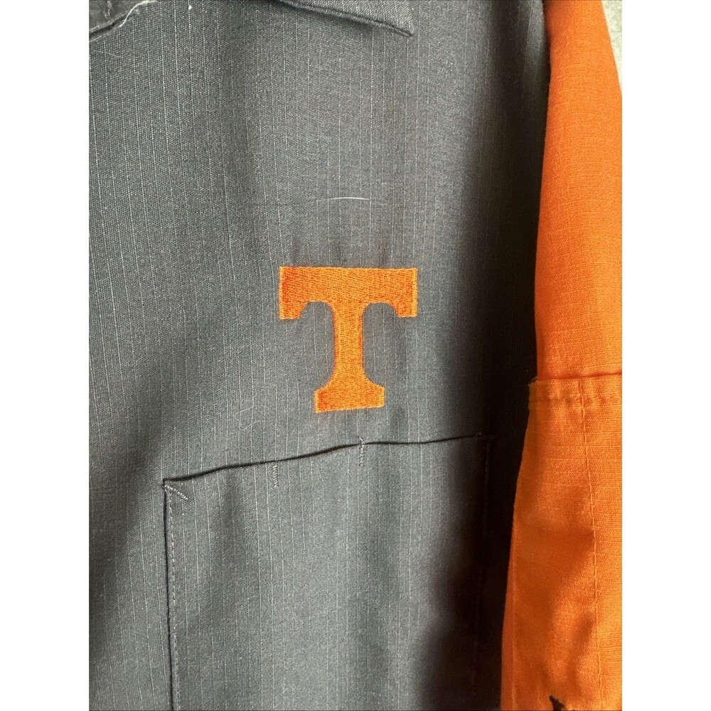 Vintage UT Tennessee Vols Pinstripe Garage Shirt Embroidered Red Kap Men’s XL 🔥 - Picture 5 of 7